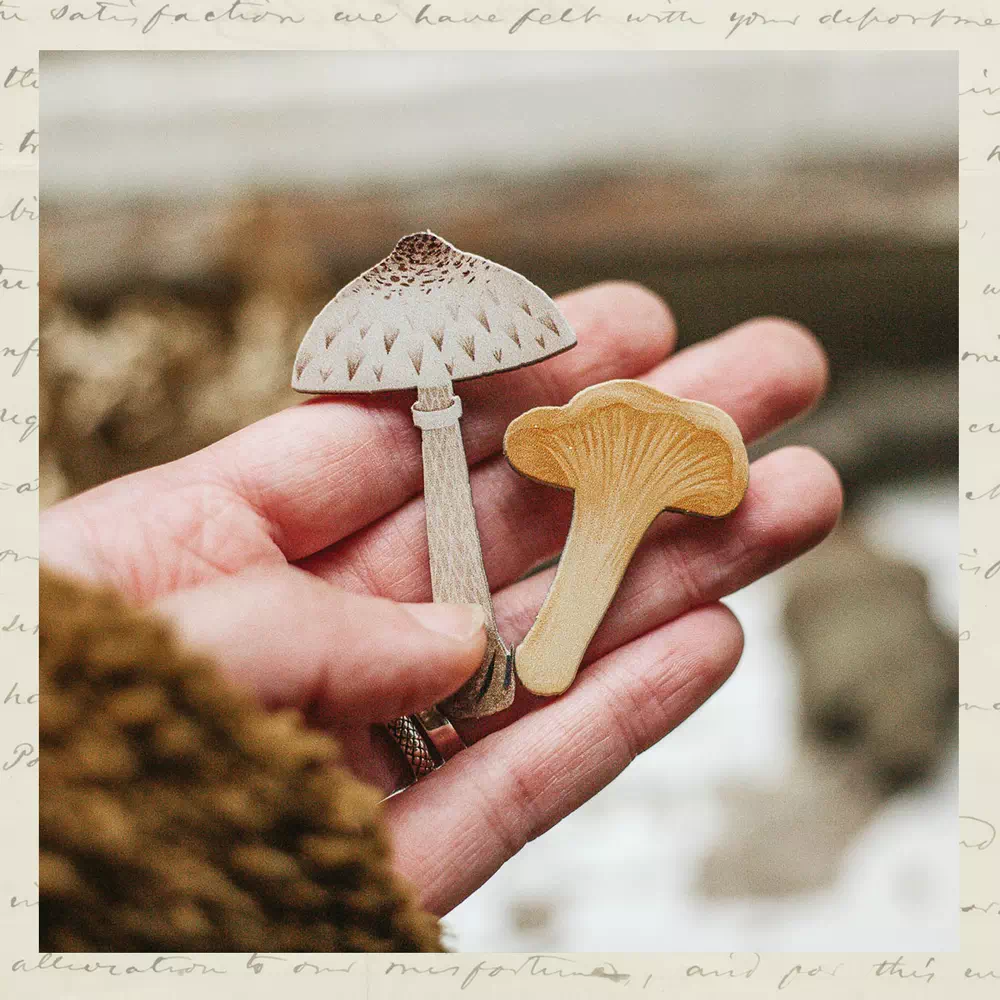 Брошка «Лисичка» • Сувенир от Fungiline — изображение 3