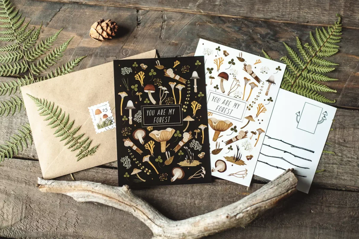 Почтовая открытка «Ты – мой лес» • Сувенир от Fungiline — изображение 1